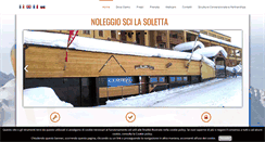 Desktop Screenshot of lasoletta.it